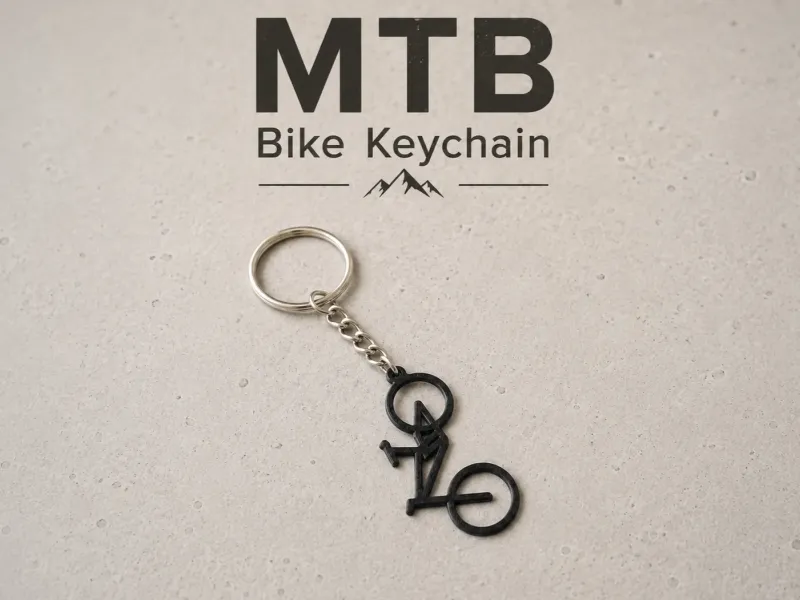 MTB Bisiklet Anahtarlığı | Hızlı Baskı