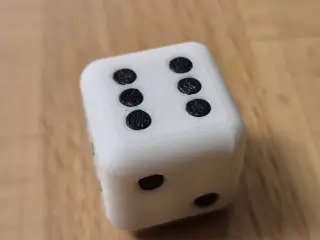 Dice with printed Dots