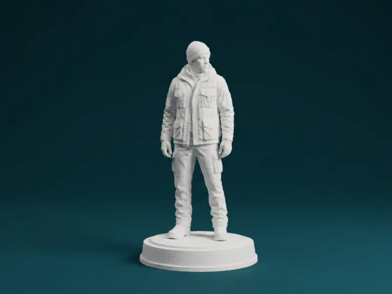 DayZ Overlevende Personage Figuur 3D Model