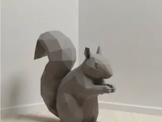 Esquilo- Low poly