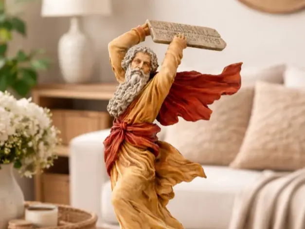 Moses Ten Commandments STL File | 3D Print Model | Religious