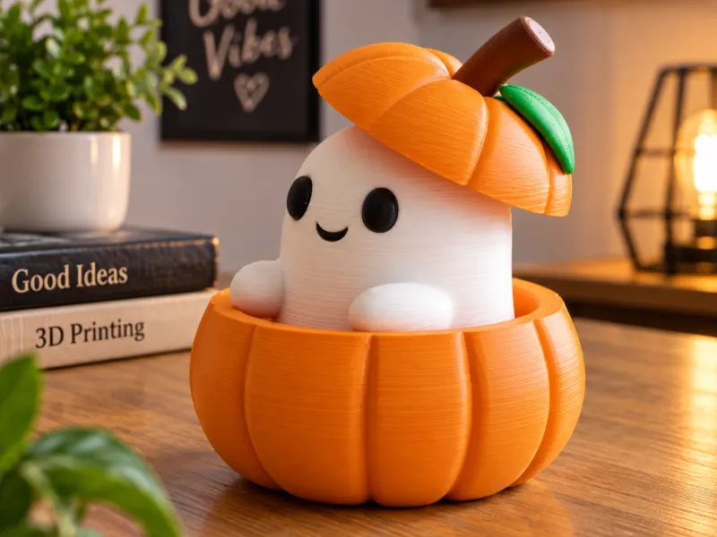 Compagnetto da Scrivania Fantasma Zucca