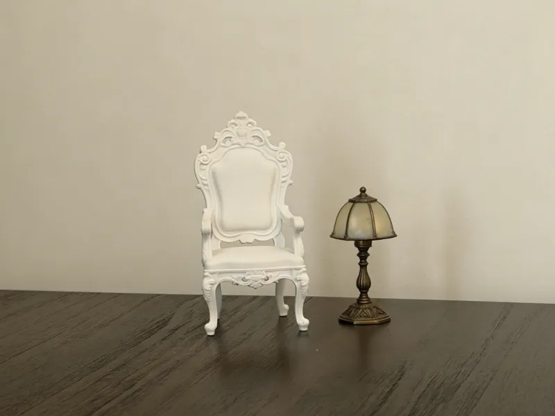 Luxe gesneden stoel  Adellijke stoel