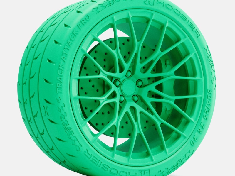 20x12 PUR RS25 Wheel, Hoosier Track Attack Pro Tire