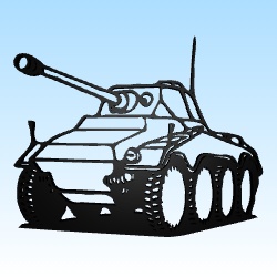 German armored car Puma, WW2