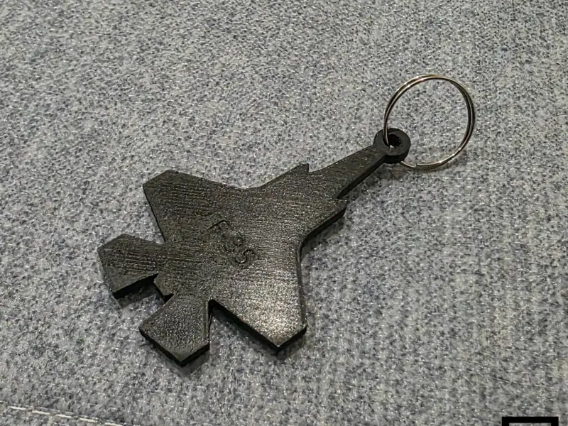 F-35 Lightning II Keychain Silhouette