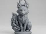 Key Chain design Crystal Fox-0