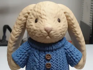 Conejo con textura por partes