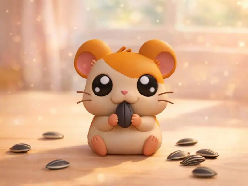 Hamtaro - Sunflower Snack Time