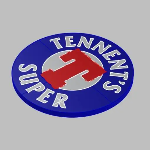 Tennent's coaster   D100mm