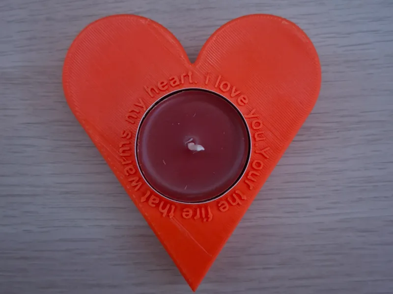 Teelichtherz