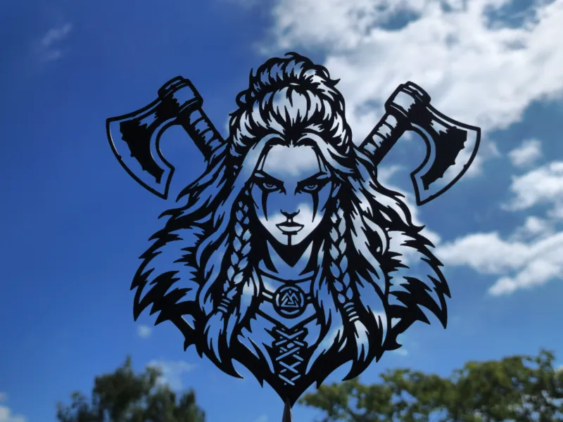 Viking Shieldmaiden Wall Art