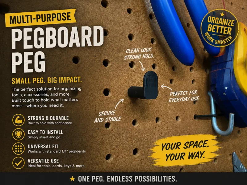 Multi-Purpose Pegboard Peg