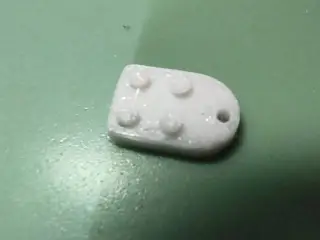 CORAZON TIPO LEGO LLAVERO