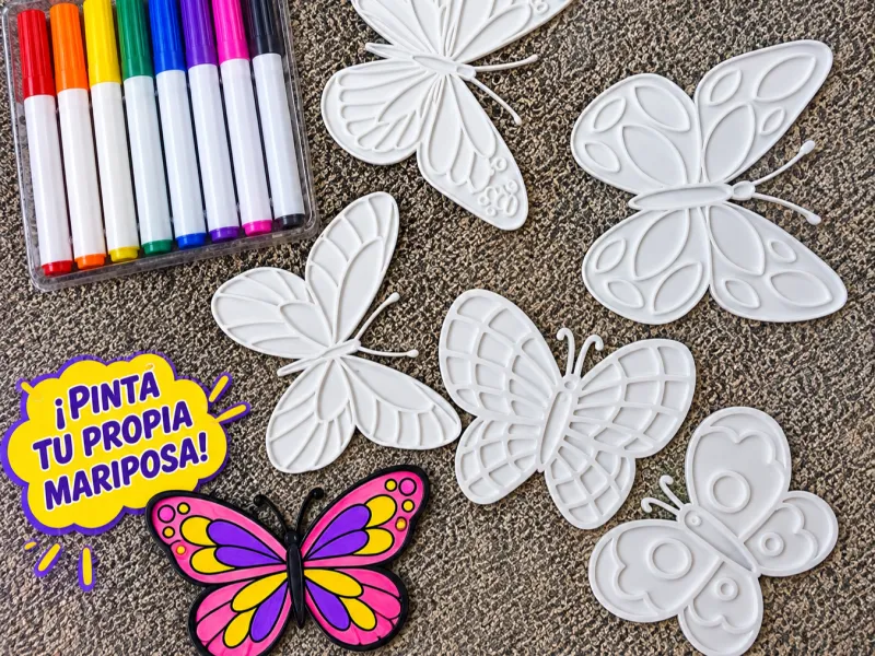蝶々のぬりえセット 🖍️