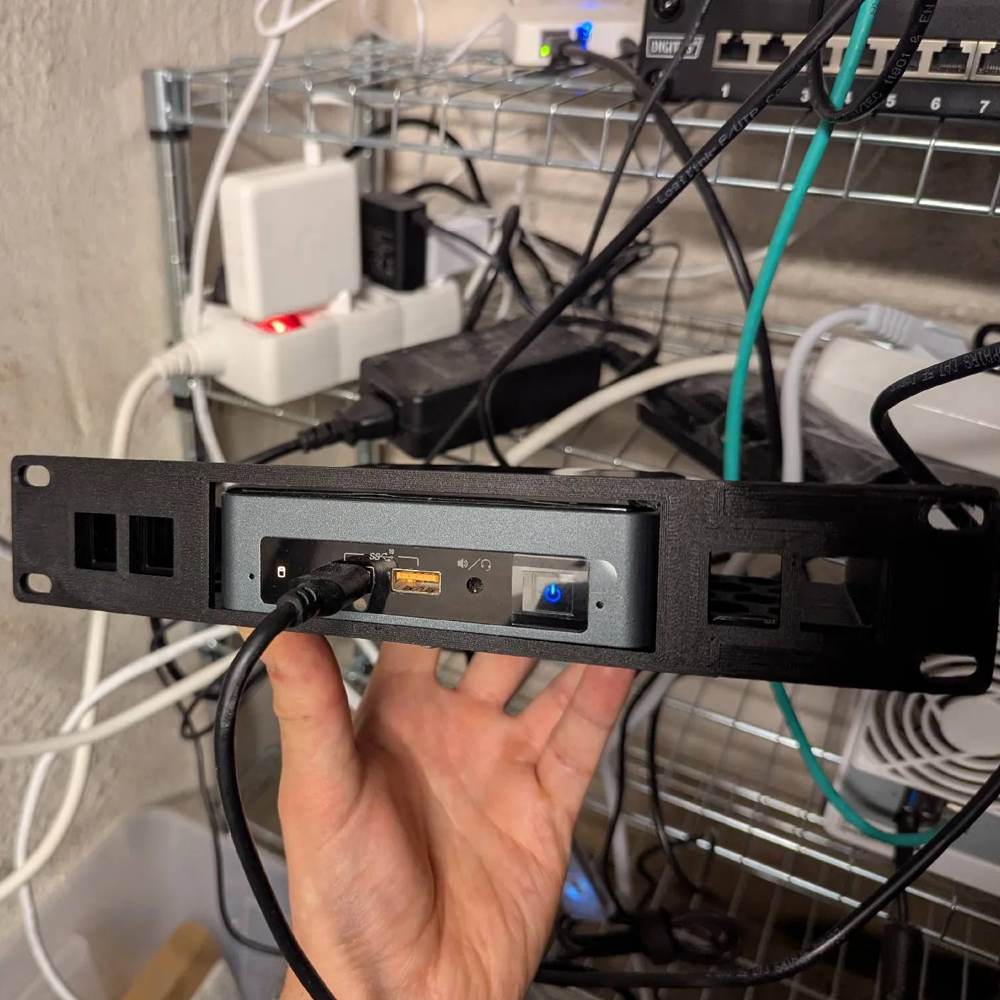 3D Printer Files | 3MF File | Intel NUC 8 Slim 1U 10" Rack Mount ...