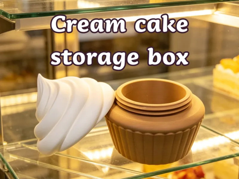 Small cake storage box