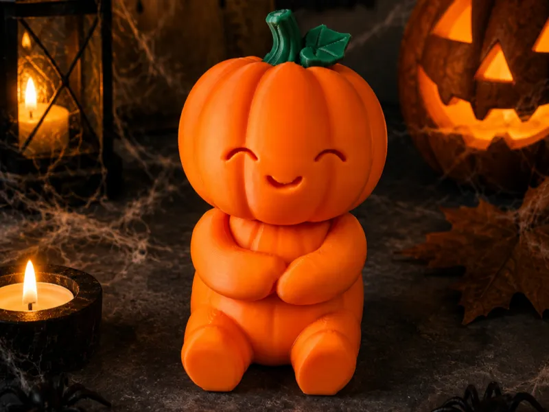 Hugging Pumpkin – Cute Halloween Decor