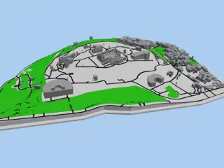 雅典卫城 沙盘微缩模型 Athens Acropolis Scale Model