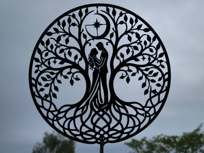 Romantic Tree of Love 2D Wall Art