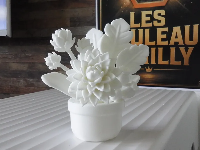 Vase fleur 3 moderne elegant
