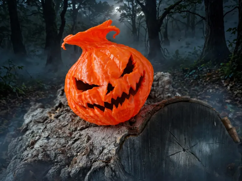 Eng Halloween Jack-o'-Lantern pompoenvaas voor decoratie V2