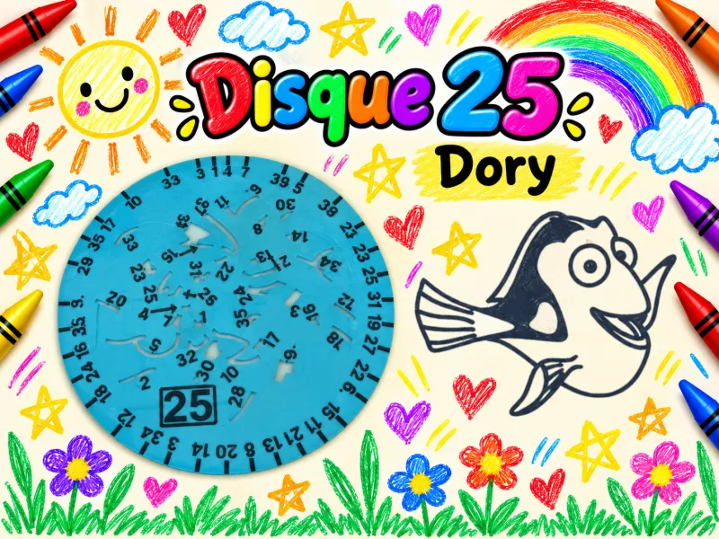 Disque pochoir 25