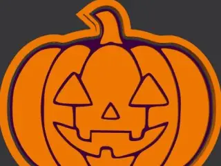 Cortante y sello para Halloween calabaza