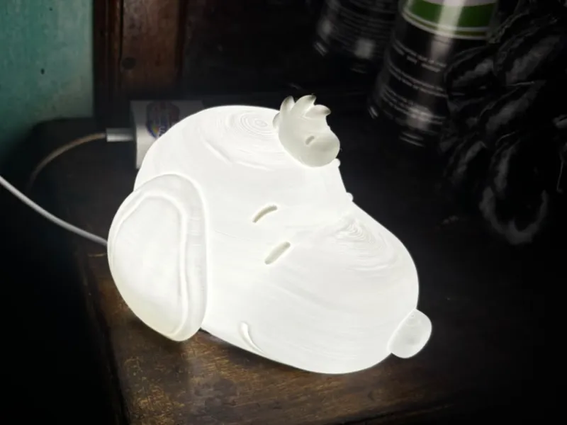 lampe Snoopy couleurs