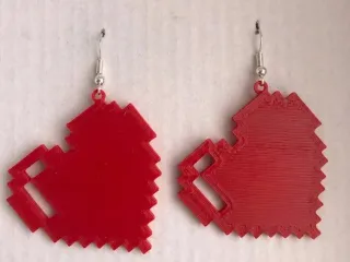 Pendientes corazón