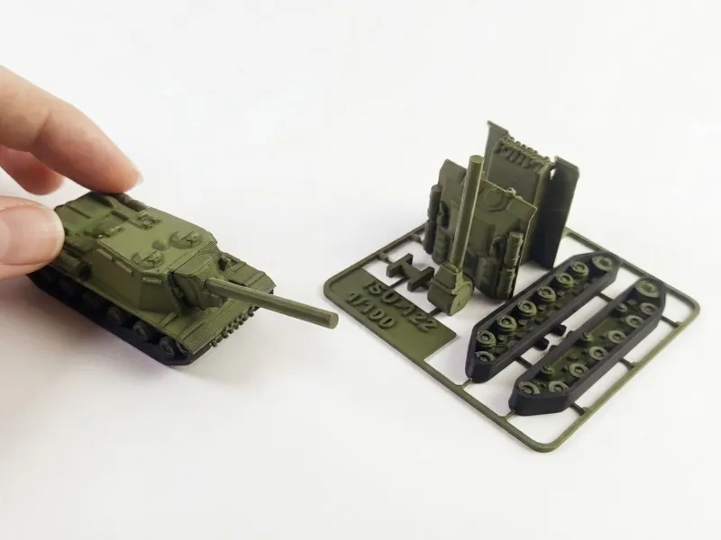 ISU-122 tank destroyer kit card
