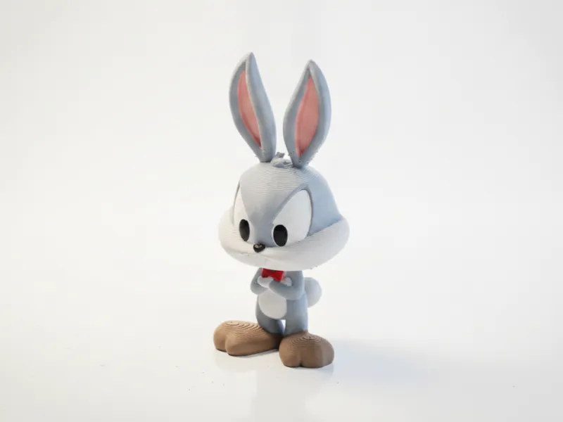 Angry Bugs Bunny Figurine Cartoon 3D Printable