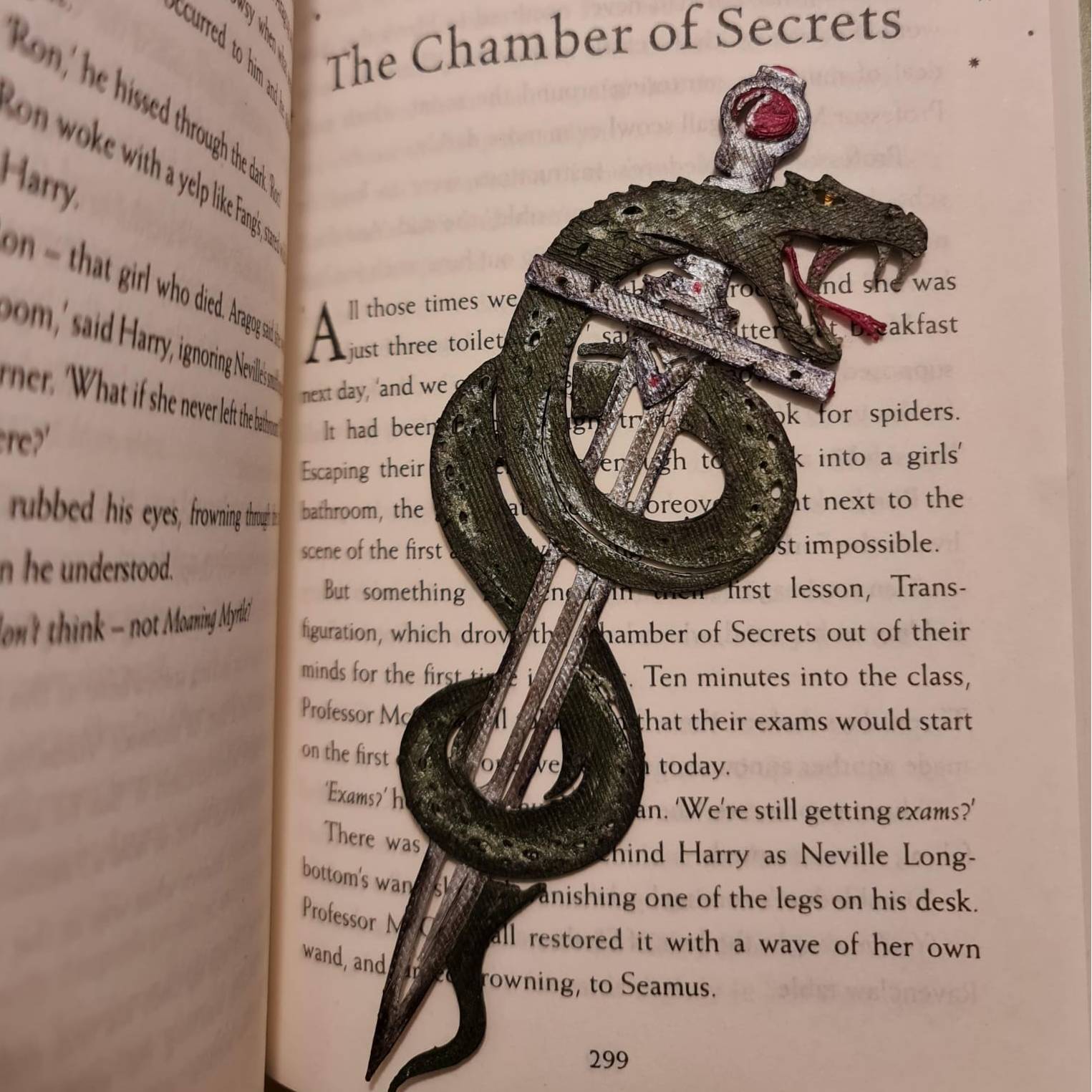 Harry Potter - The Basilisk and the Sword Bookmark