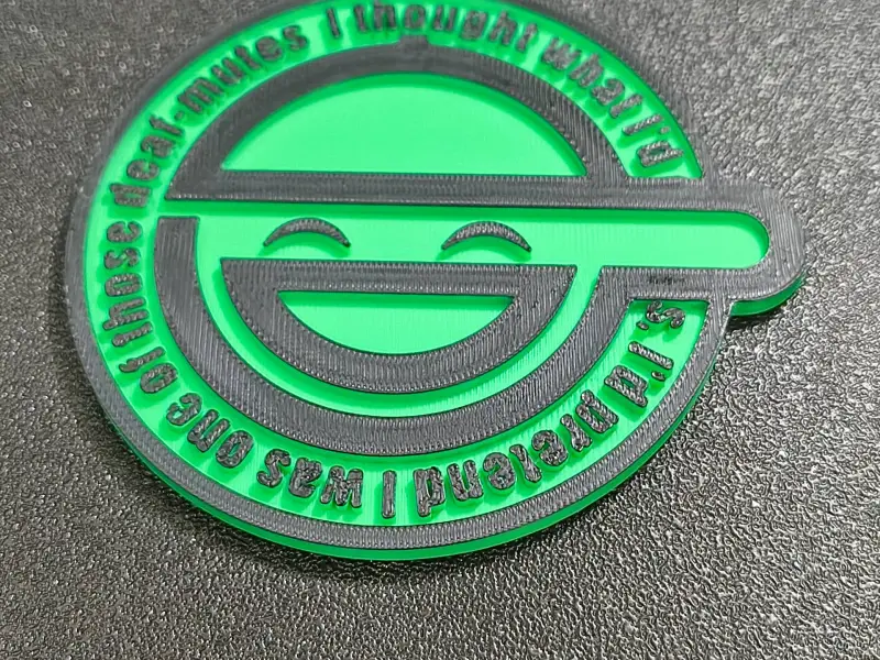 GITS Ghost in the shell laughing man style coaster