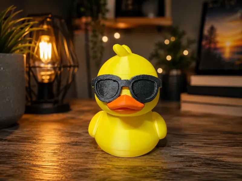 Cool Duck with Sunglasses-Cute Desk Decoration