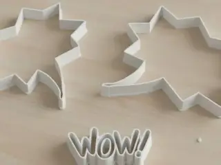WOW! Comic Book Effect Cookie Cutter