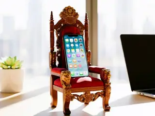 Throne Phone Holder