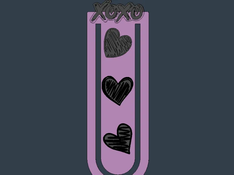 BookMark-HeartXOXO