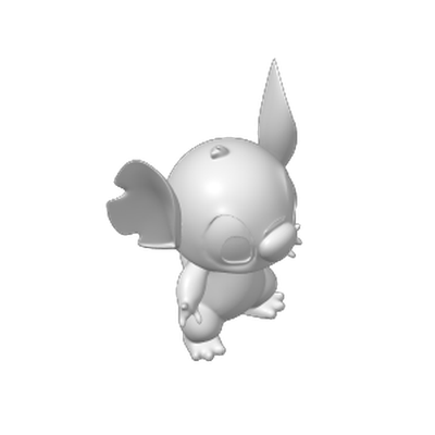 Stitch Fan Figure - Miniatures - PLA - 3D printed product - фото 2