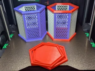 "Hex'M" - Modular, Multicolor, Support-Free, No-AMS Storage