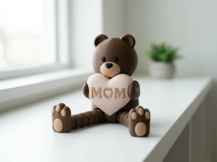 Mom Bear Flexi Toy - Mother’s Day Gift