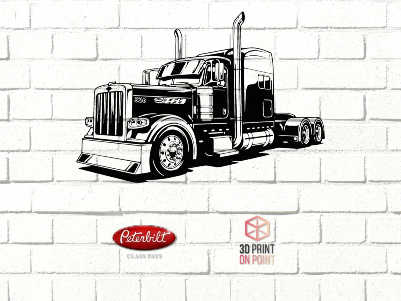 Peterbilt - 379 - 2D WALL ART