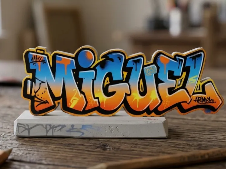 Miguel em grafite