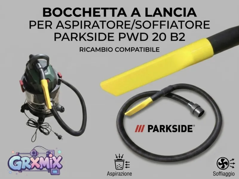 Bocchetta Aspiratore Parkside Creality