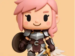 Chibi Lightning Final Fantasy