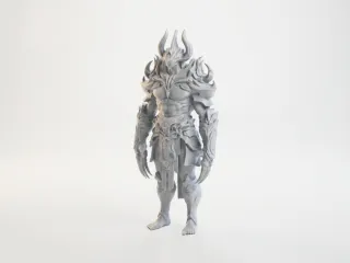 Zed Shadow Deity Figurine LOL Champions 3D Printable