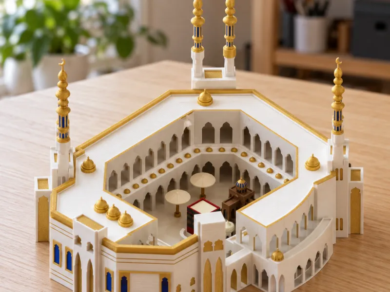 Modello 3D Ispirato a una Moschea Islamica