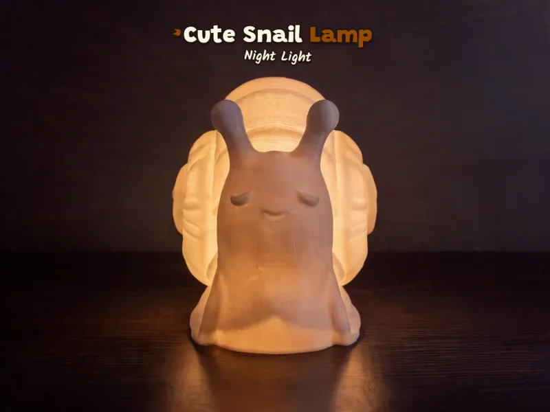 CUTE SNAIL LAMP - GLOWING SHELL TEALIGHT NIGHT LIGHT [FREE]