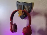 Medieval Shield & Sword Wall Headphone Stand-0