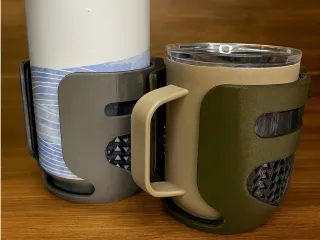 🚗 Vertical Wall Cup Holder – Fits Reusable Bottles up to 93
